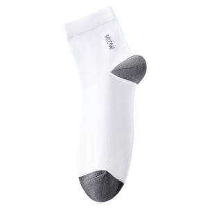 Miiow | Mens Summer Thin Breathable Pure Cotton Sports Socks Cat Man Mid-Calf Mesh Antibacterial Sports Socks Comfortable Cotton Socks
