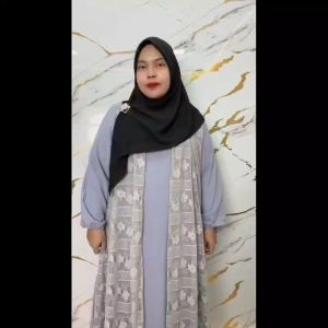 Gamis Jumbo Wanita Ld 130 Cm Model Brukat Terbaru Dan Kekinian