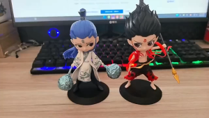 Mainan Figur Karakter Anime Nezha & Ao Bing | Action Figure Dekorasi Meja Lucu