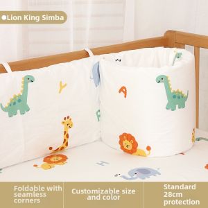 UBAN | Custom Removable Pure Cotton Baby Crib Bumper