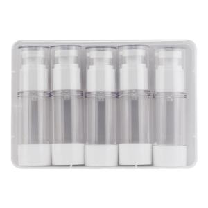 Portable Vacuum Cream Bottle Set Travel Size Sample Cosmetic Makeup Cleanser Liquid Moisturizer Press Type Family Use