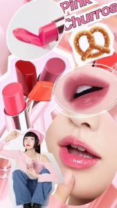 CORINGCO Pinkchurros Plumping Glossy Lip กลอสเพิ่มความอวบอิ่ม เติมความชุ่มชื้น ให้ริมฝีปากเงางาม สุขภาพดี ไม่เหนียวเหนอะหนะ ติดทนนาน
