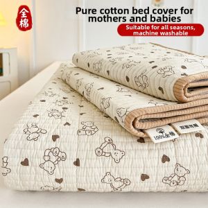 Washed Cotton Thickened Bed Sheet Quilt Cover