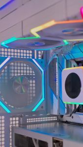 Jungle Leopard Star-River Black / White 5V ARGB 3Pin PWM 12CM Casing Fan