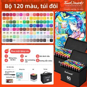 Touch Mark | Bộ Dụng Cụ Vẽ Màu Nước Căn Trên Cồn 60/80 Màu