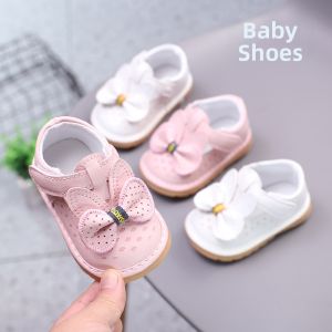 Princess Style Baby Girl Shoes Soft Bottom Anti-Slip Spring Autumn Design Boys Learning to Walk Shoes Comfortable Infant Footwear