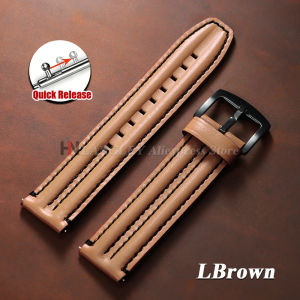 20mm 22mm 24mm Genuine Cowhide Strap for Omega Watch Band Vintage Leather for Seiko Quick Release Bracelets Men Women Wrist Belt