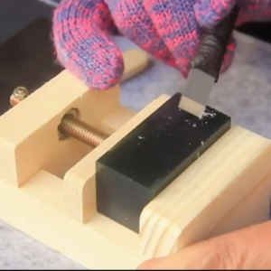 Set Pisau Ukir Seni Profesional Tungsten Steel Warna Kacang 10 PCS untuk Pahat & Kerajinan