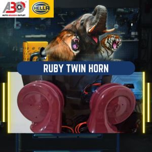 HELLA 12V Ruby Twin Tone Fanfare Horn - 3FH 012 010 811