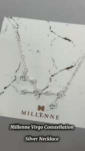 MILLENNE Match The Stars Virgo Constellation Silver Necklace with 925 Sterling Silver (MLP-01)