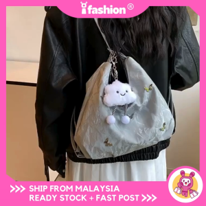 iFASHION 2231 Women Convertible Tote Beg Premium Double Shoulder Backpack Tote Boleh Ubah Wanita