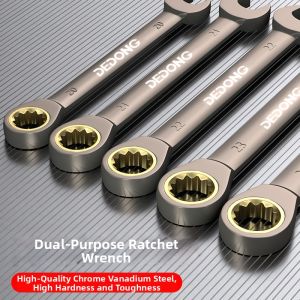BAOZHILING | Industrial Quick-release Ratchet Wrench 13mm