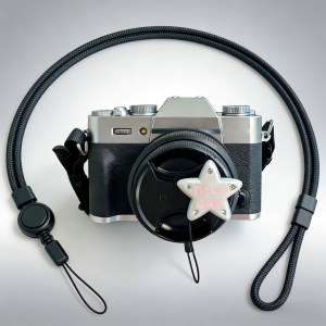 Cute Cartoon Camera Lens Cap Anti-lost Rope Keeper Strap For Canon R50 Sony ZV-E10 Fuji XT50 XT5 XT4 Nikon Z30 Z9 Z8 Accessories