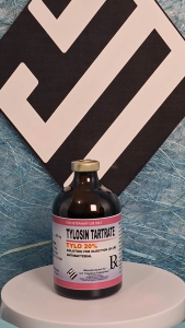 Veterinary Antibiotic Injection for Animals TYLOSIN TARTRATE 20% Solution Small to Large Dogs & Cats 100ml