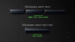 RAZER Ergonomic Wrist Rest Anti-Slip Soft Cushioned Foam For Tenkeyless/Mini Keyboard