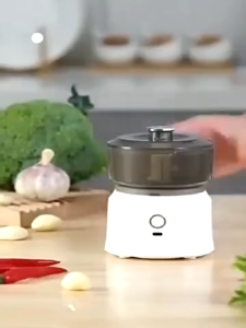 เครื่องปั่น ที่ปั่นพริกกระเทียม เครื่องปั่นบด เครื่องปั่นอาหาร 350ML ห้องครัว มินิไร้สาย USB ถอดทำความสะอาดง่าย