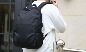 KOREAN Trendy Large Capacity Canvass Backpack For Men High Quality Nylon Cloth