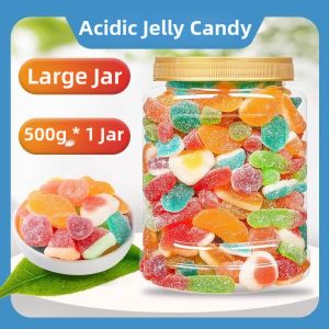 Juicy Sour Fruit Flavor Gummy Candy 500g