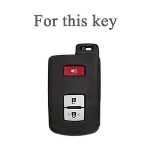 TPU Auto Shell Holder Fob for Toyota Corolla Camry RAV4 Highlander Auris CHR Avalon Land Cruiser Car Key Case Cover Keychain