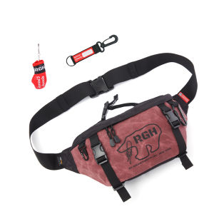 Rough Enough American Fashion Mens Outdoor Sports Waterproof Motorcycle Riding Crossbody Chest Bag Leisure Handbag