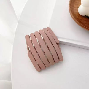Foldable Headband Women Non Slip Solid Color Plastic Hairband Travel Makeup Face Wash Band Girls Accessories