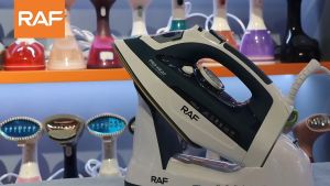 RAF เตารีดไอน้ำ เตารีด การันตีไม่มีผ้าไหม้ เตารีดไฟฟ้า เตารีดแบน สามารถแยกและรีดแบบไร้สายได้ 2200 วัตต์ ปรับได้ 3 ระดับ เตารีดไอน้ำราคาดีที่สุด การประกันคุณภาพ