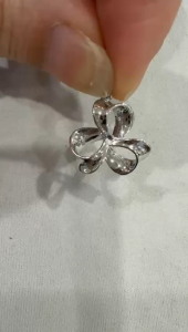 Poh Heng Jewellery 18K Pendant in White Gold (Online Exclusive)