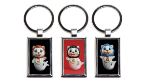 Singapore Merlion Keychain | Stainless Steel | Cute Mermerlion | SG Souvenir Gift | 3 Designs