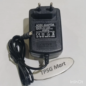 Nguồn DC 12V - 3A / Đầu cắm 5.5mm x 2.1mm (Adapter dạng bầu chất lượng)