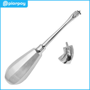 PIORPOY Dental Orthodontic Crown Splitter Spreader Remover Metal Handle Dentistry Root Elevator Cross Molar Bands Remover