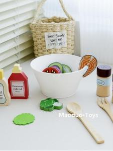 Đồ Chơi Trò Chơi Nấu Ăn Salad Giả Lập Cho Bé