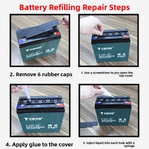 MONLEYTA | Concentrated Repair Fluid For Lead Acid Batteries Universal Compatible With Yadea Electric Vehicles And Superior Tianeng Batteries