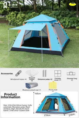 JIBUZHE | Automatic Portable Windproof Sunproof Single-person Tent