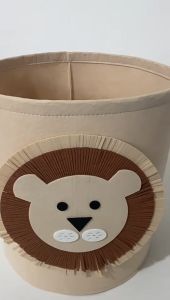 【COD&Local】Felt Storage Bin Cute Cartoon Animal Large Capacity Desktop Organizer Laundry Hamper for Toy Snack