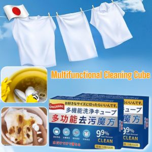 Multifunctional Cleaning Cube Cleanser Active Enzyme Stain Remover Cookware Bathroom Tile Floor Clothes Stain Remover