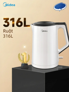 Midea | Automatic Boiling and Insulation Water Kettle 316L Stainless Steel Large Capacity
