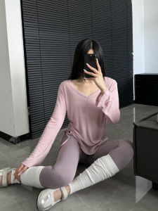 Áo Tập Yoga Dài Tay Siêu Nhẹ Thoải Mái Thoáng Khí Không Có Áo Ngực Phong Cách Rộng Rãi Dành Cho Nữ Mùa Thu 2025