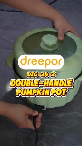 Dreepor 3L Electric Cooker Pot Multifunctional Electric Cooker Rice Cooker with Steamer 2-in-1 Non-stick Electric Hot Pot with Visible Glass Lid