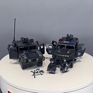 Bandai | Military special forces assembled mini cars assembled off-road jeep toys Hummer cars and popular military building modules.