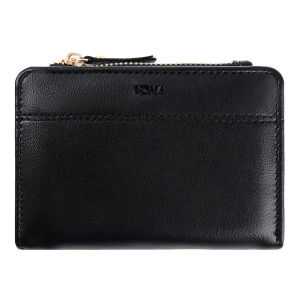 VONA Catalina Wallet - Dompet 3/4 Wanita Lipat Dua Resleting Koin PU Premium