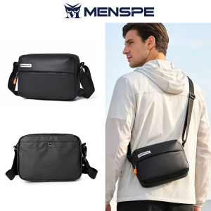 MENSPE Mens Shoulder Bag Fashion Messenger Bag Waterproof Film Bag Large Capacity Travel Bag Business Bag Phone Bag Cross Body Bag Lightweight Casual Bag Leisure Sport Street Bag