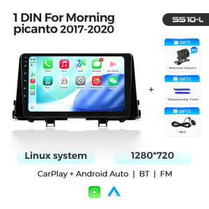 MEKEDE 1Din Linux Wireless Carplay Car Radio For KIA PICANTO Morning K 2016 2017 2018 2019 Android Auto Multimedia Player BT SWC
