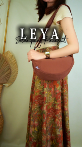 JIELSHI LEYA 6-065-J# - Tas Selempang Simple Slingbag Wanita Cocok Untuk Santai Bahan Parasut Crinkle