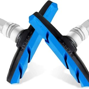 1Pair Bicycle Silent Brake Pads 70mm Mountain Road Bike V Brake Holder Pads Rubber Universal Long-lasting Performance Brake Pads