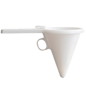 Moda White Adjustable Plastic Funnel for Baking Cake Decorating Tools Kitchen Accessories Easy Operating Funnels