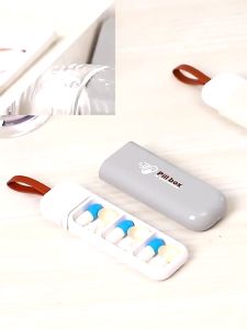 7 days medicine pill box Waterproof And Moisture Proof medicine box organizer Mini pill box organizer Portable pill box organizer travel