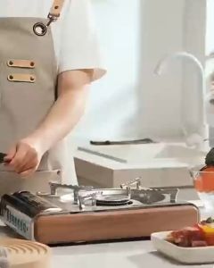 กระทะปิ้งย่างทรงกลม เคลือบกันติด เหมาะสำหรับเตาแก๊สและปิคนิคกลางแจ้ง ขนาด 42 ซม.