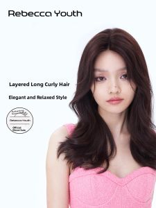 Rebecca | Rebecca Long Hair Extensions Womens Natural Looking Layered Wavey Hair High Breathability Mixed Fiber Handmade Craftsmanship