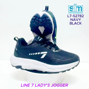Line 7 S2782 Kasut Sukan Perempuan Woman Jogging Shoes (Extra Soft Insole)