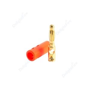 JETTING | 【10Pcs Audio Speaker Screw Banana Gold Plate Plugs Connectors 4mm】